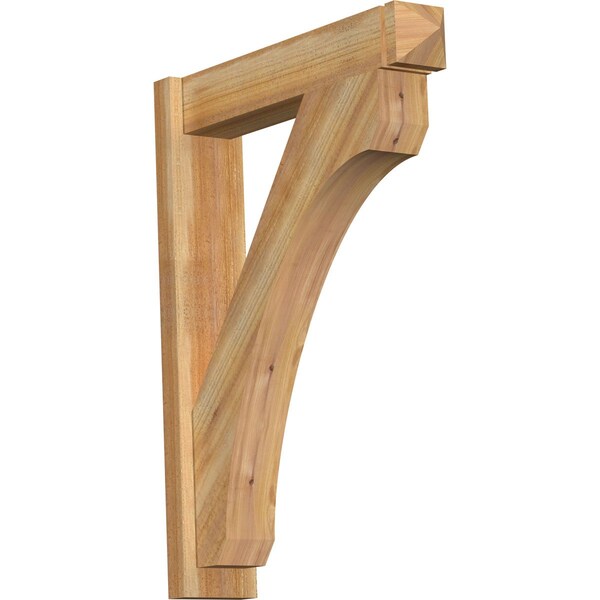 Ekena Millwork Legacy Arts & Crafts Rough Sawn Outlooker, Western Red Cedar, 6"W x 28"D x 36"H OUT06X28X36LEC03RWR - main